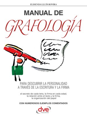 cover image of Manual de grafología